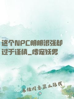 这个NPC明明很强却过于谨慎