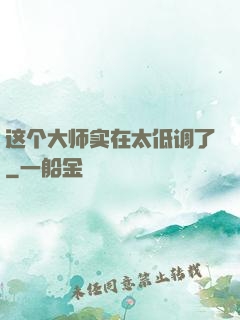 这个大师实在太低调了