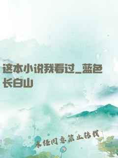 这本小说我看过