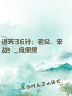 追夫36计：老公，来战！