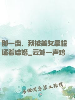 那一夜，我被美女拿枪逼着结婚