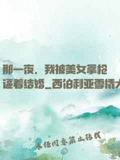 那一夜，我被美女拿枪逼着结婚