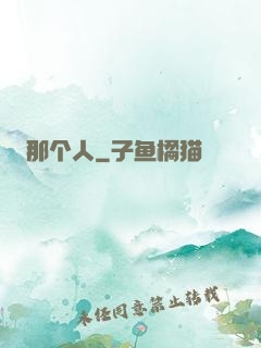 那个人