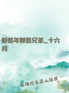 那些年那些兄弟