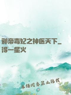 邪帝毒妃之神医天下