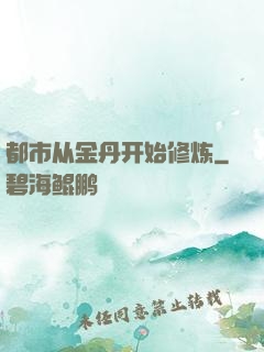 都市从金丹开始修炼