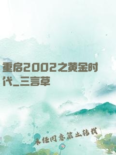 重启2002之黄金时代