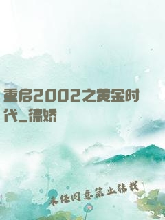 重启2002之黄金时代