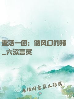 重活一回：做风口的猪