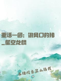 重活一回：做风口的猪