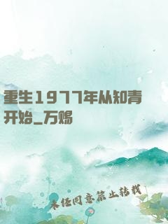 重生1977年从知青开始