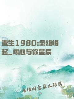 重生1980:枭雄崛起