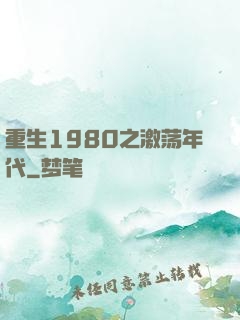 重生1980之激荡年代