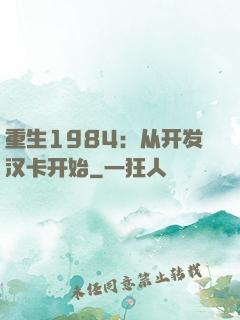重生1984：从开发汉卡开始