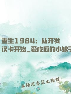 重生1984：从开发汉卡开始