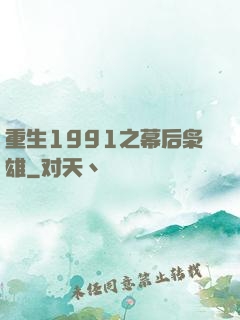 重生1991之幕后枭雄