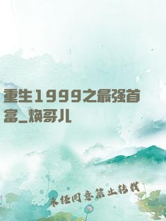 重生1999之最强首富