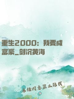 重生2000：我要成富豪