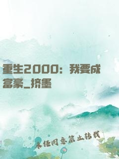 重生2000：我要成富豪