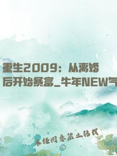重生2009：从离婚后开始暴富