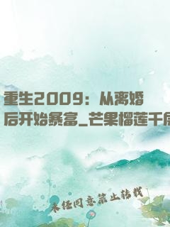 重生2009：从离婚后开始暴富