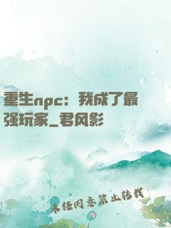 重生npc：我成了最强玩家