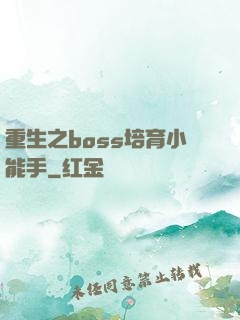 重生之boss培育小能手