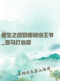 重生之回到唐朝当王爷