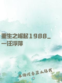 重生之崛起1988
