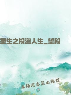重生之投资人生