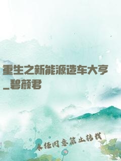 重生之新能源造车大亨