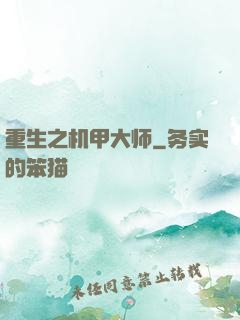重生之机甲大师