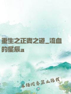 重生之正妻之道