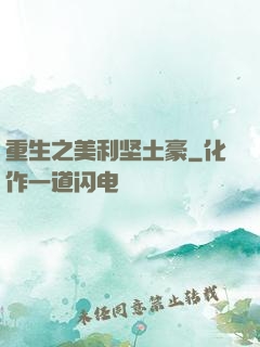 重生之美利坚土豪