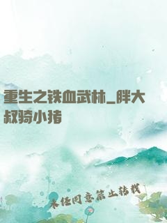 重生之铁血武林