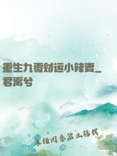 重生九零财运小辣妻