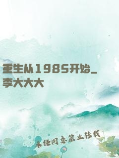 重生从1985开始