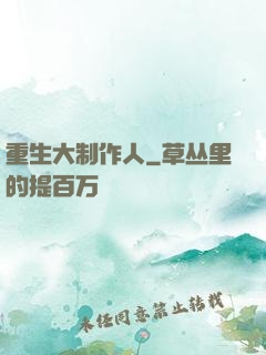 重生大制作人