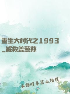 重生大时代之1993
