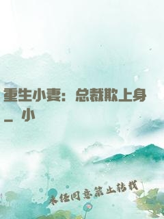 重生小妻：总裁欺上身