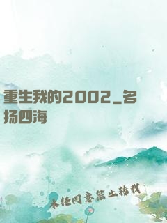 重生我的2002