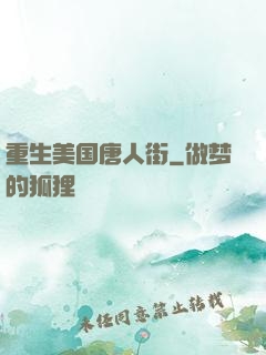 重生美国唐人街