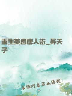 重生美国唐人街
