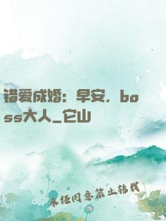 错爱成婚：早安，boss大人