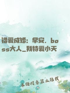 错爱成婚：早安，boss大人