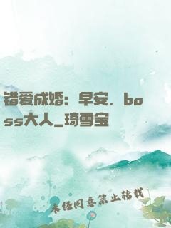 错爱成婚：早安，boss大人