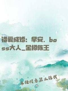 错爱成婚：早安，boss大人