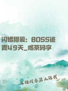 闪婚甜爱：BOSS追妻49天
