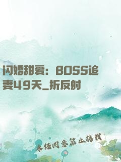 闪婚甜爱：BOSS追妻49天