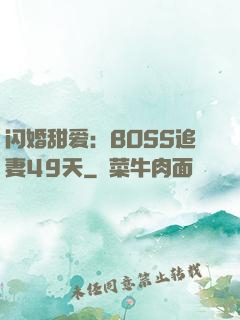 闪婚甜爱：BOSS追妻49天